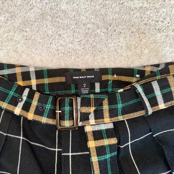 WHO WHAT WEAR flared, patterned pants - Size 2 - Picture 3 of 6